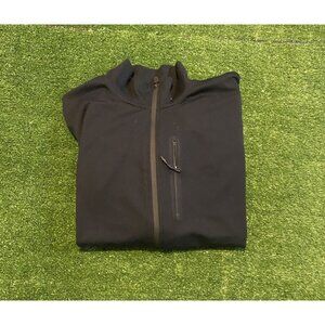 Mack Wheldon jacket mens large black moisture wicking water resistant full zip